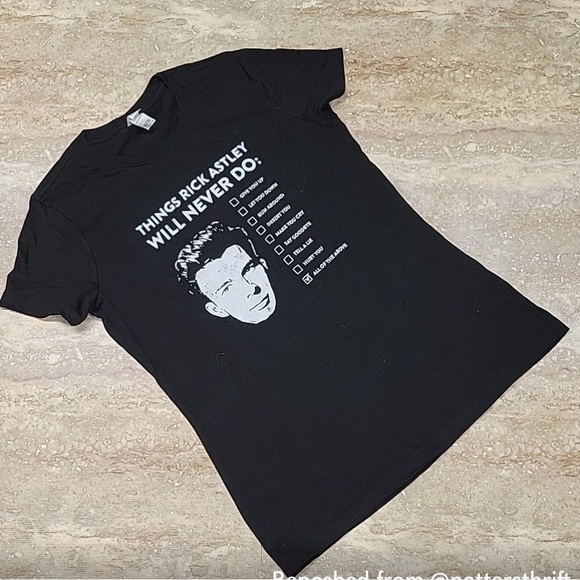 80’s RICK ASTLEY T SHIRT (M) - Picture 2 of 7